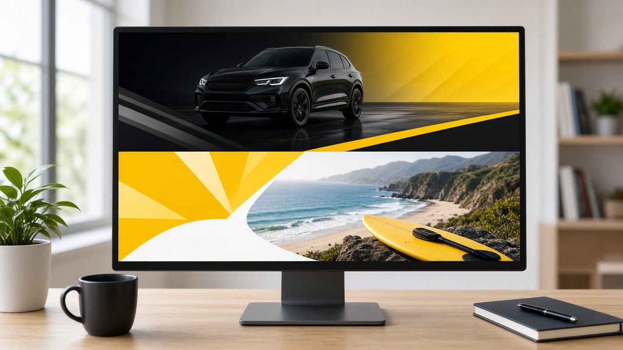 Muestra de banners web