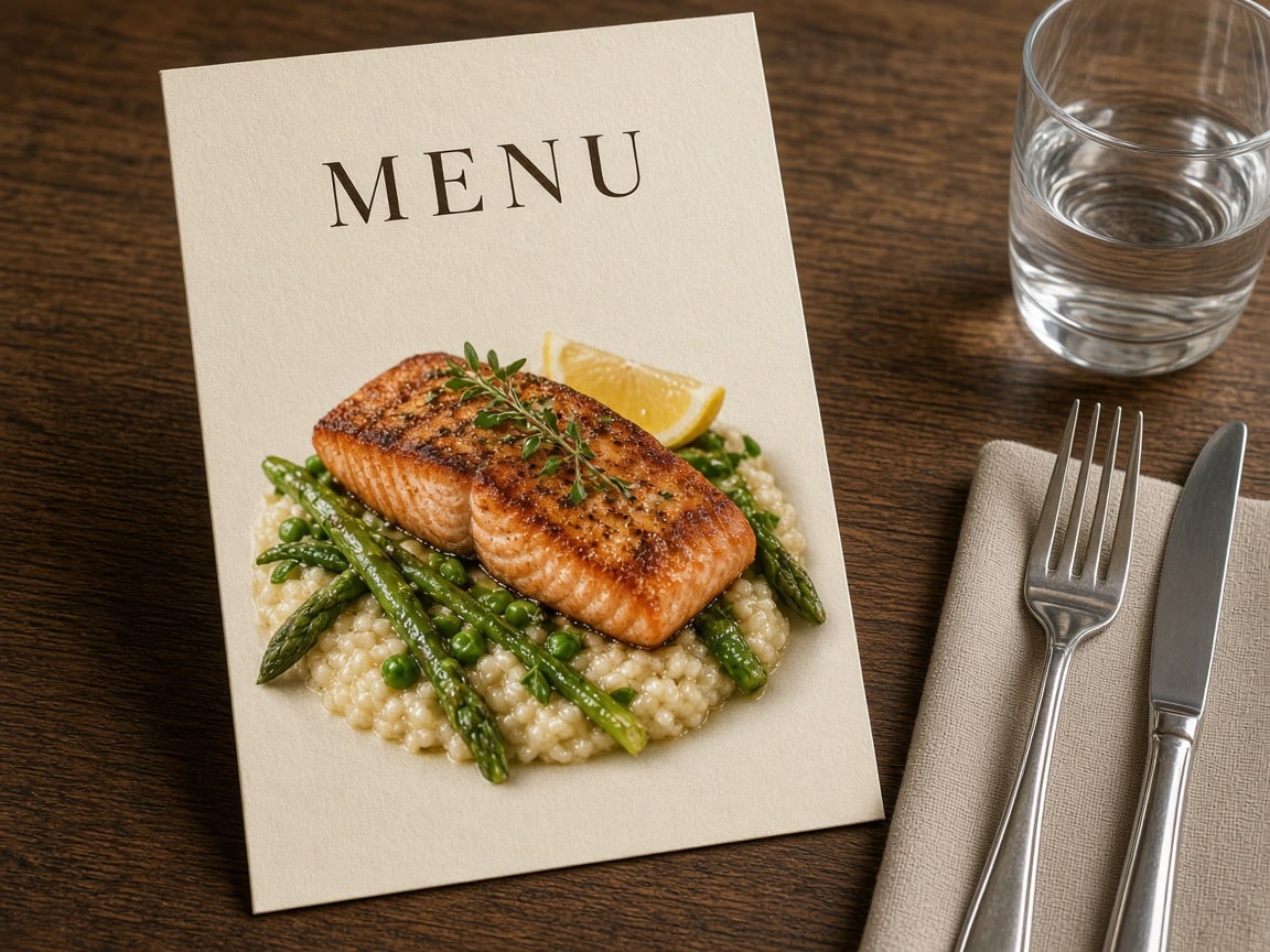 Menú de restaurante