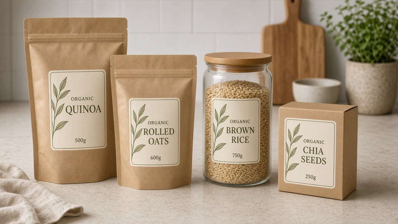 Muestra de gama alimentaria