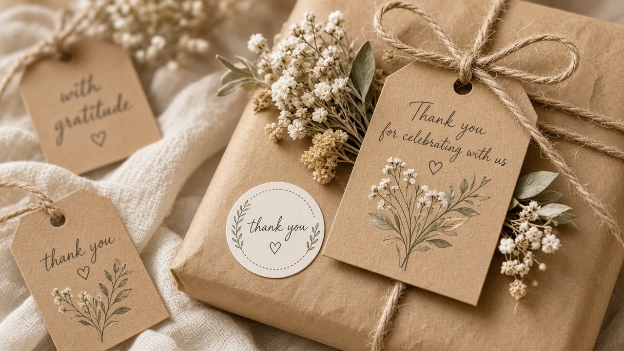 Cierres adhesivos para invitaciones