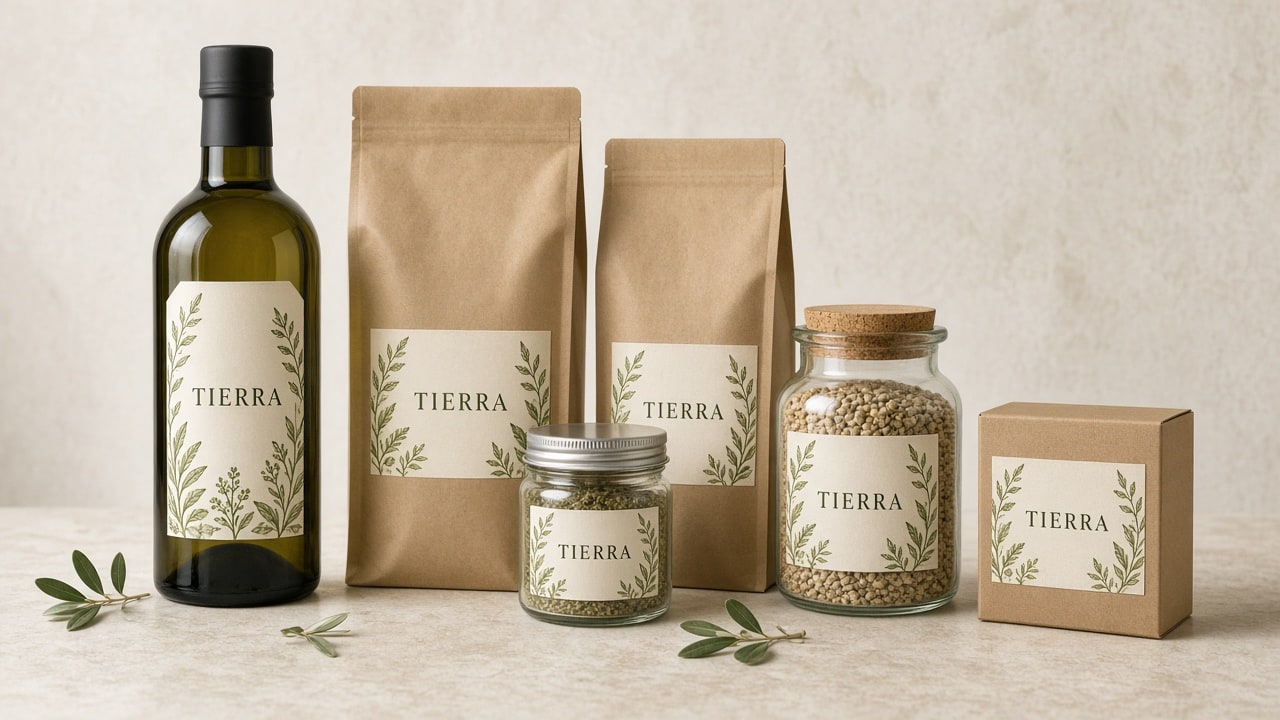 Familia de packaging coordinada