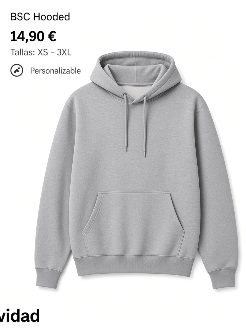 Sudadera personalizada