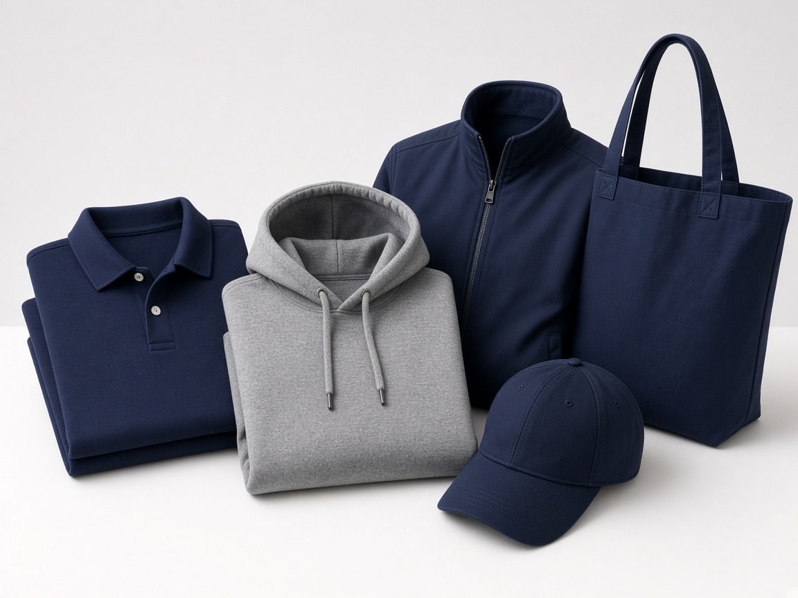 Pack empresa: polo, sudadera, chaqueta, tote y gorra