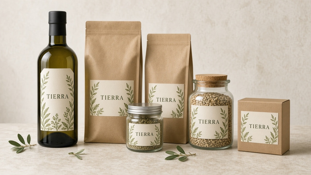 Packaging y etiquetas diseñados para producción