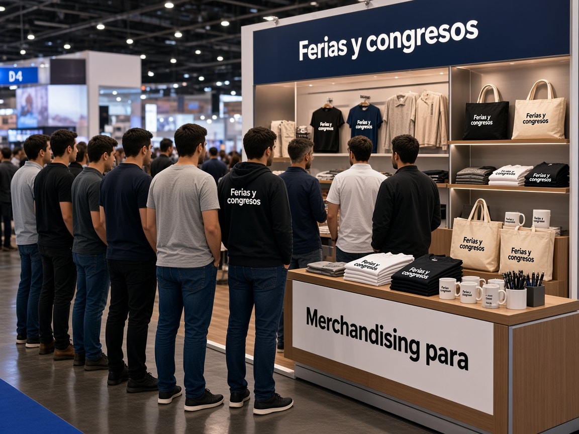 Selección de merchandising para feria