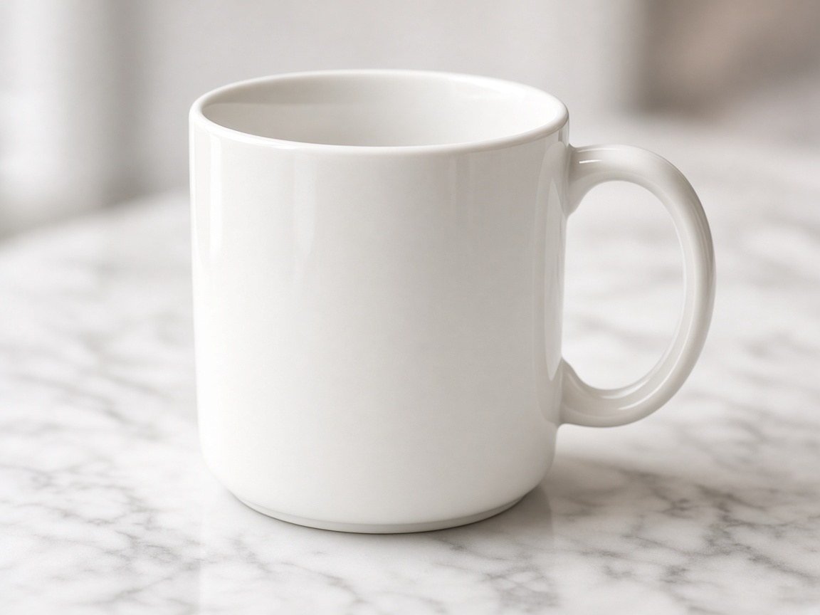 Taza personalizada blanca