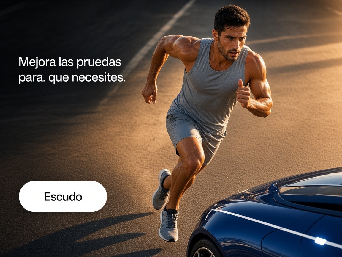Corredor en zancada con equipación de club