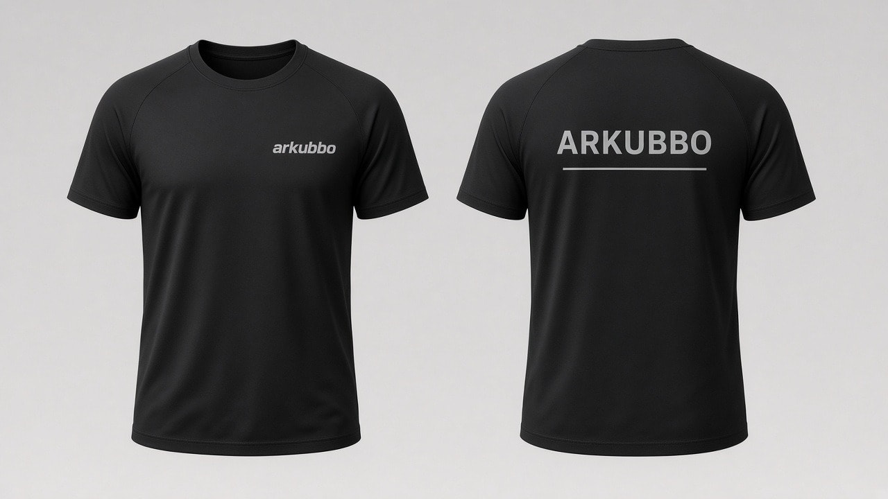 Camiseta de training delantera y trasera con zonas de personalización