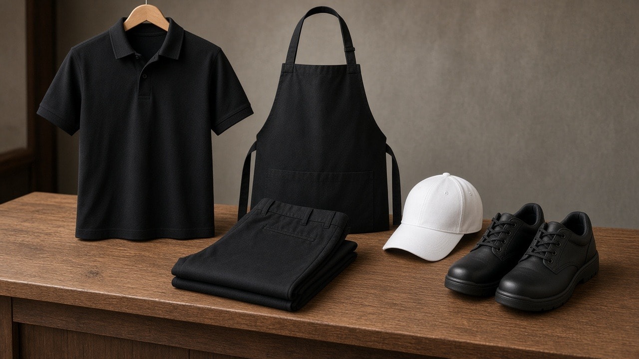 Selección de ropa laboral para comercio