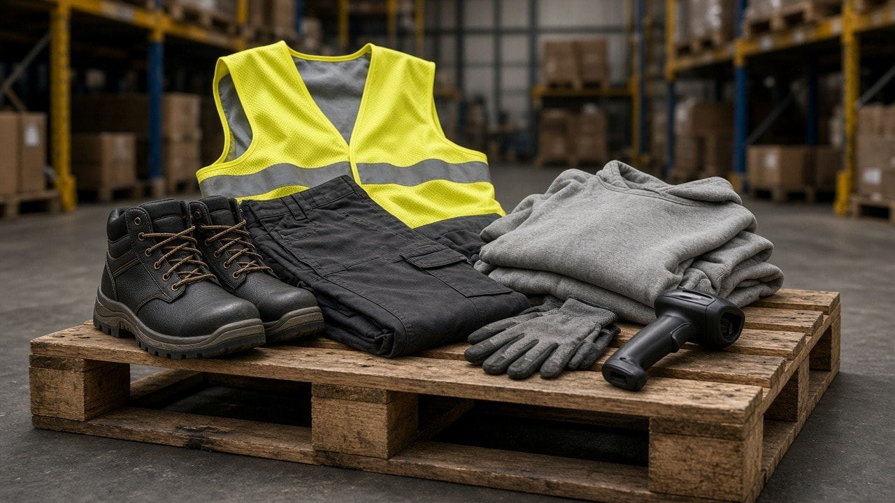 Selección de ropa laboral para logística