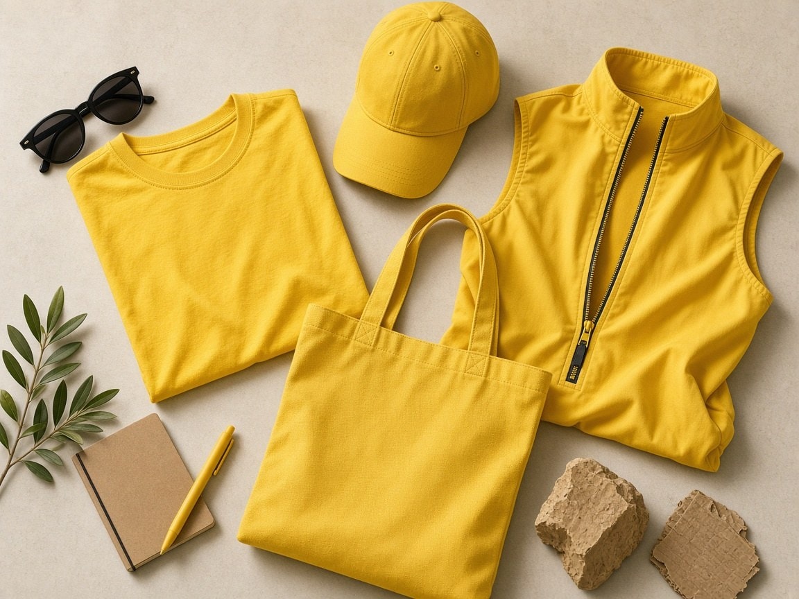 Pack promoción: camiseta, gorra, chaleco y tote