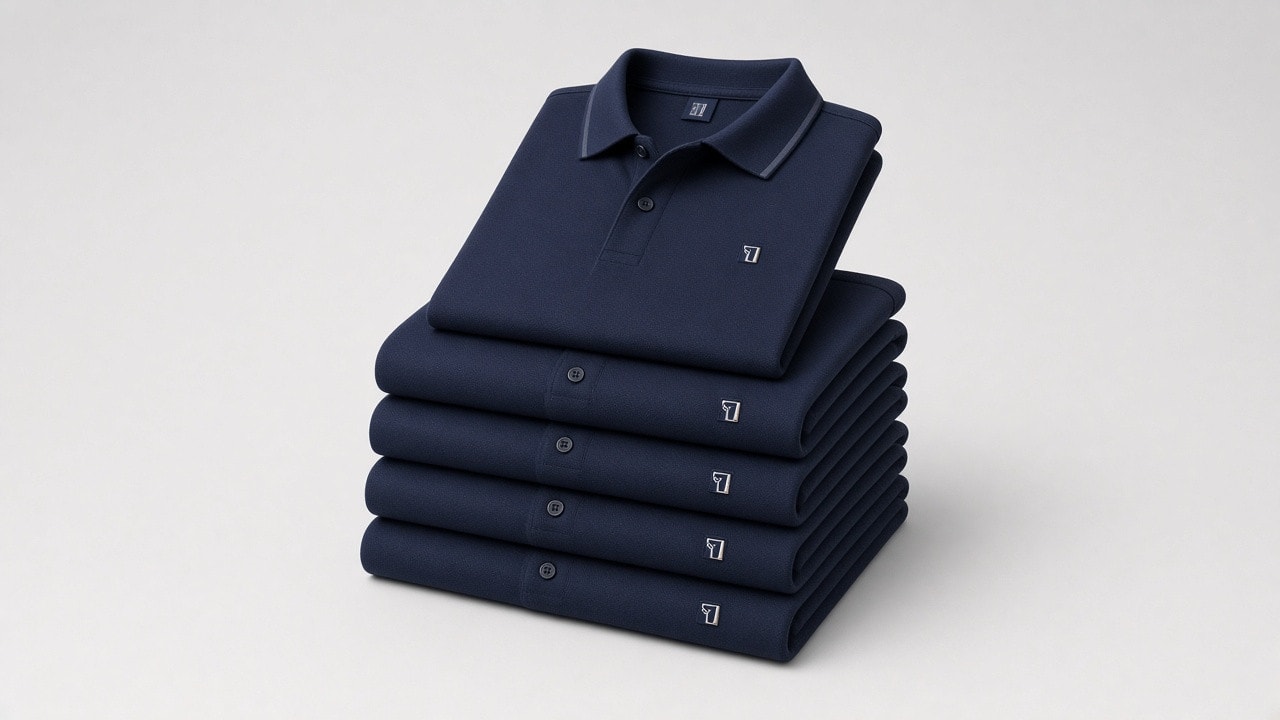 Pack de polos navy personalizados