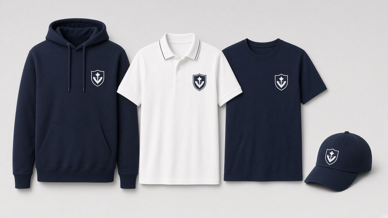 Pack escolar de sudadera, polo y camiseta
