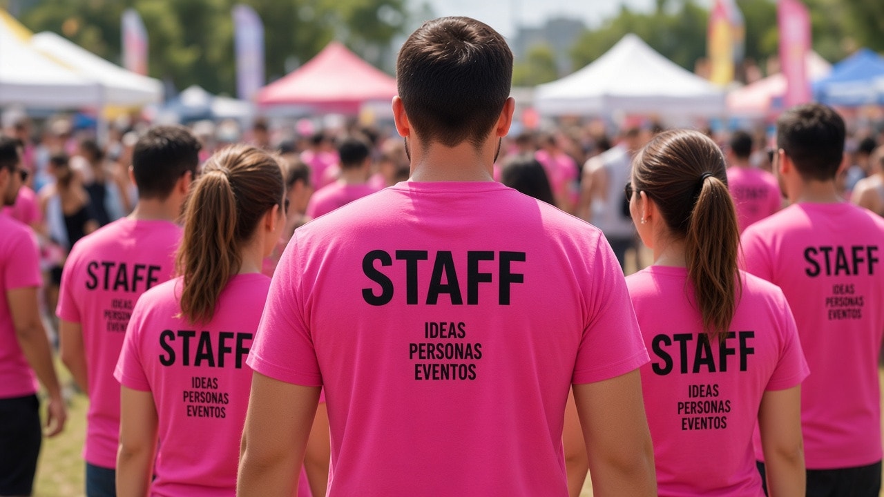 Ropa de staff para eventos