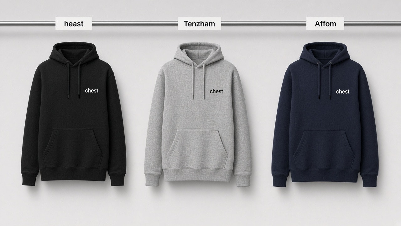 Sudaderas personalizadas apiladas