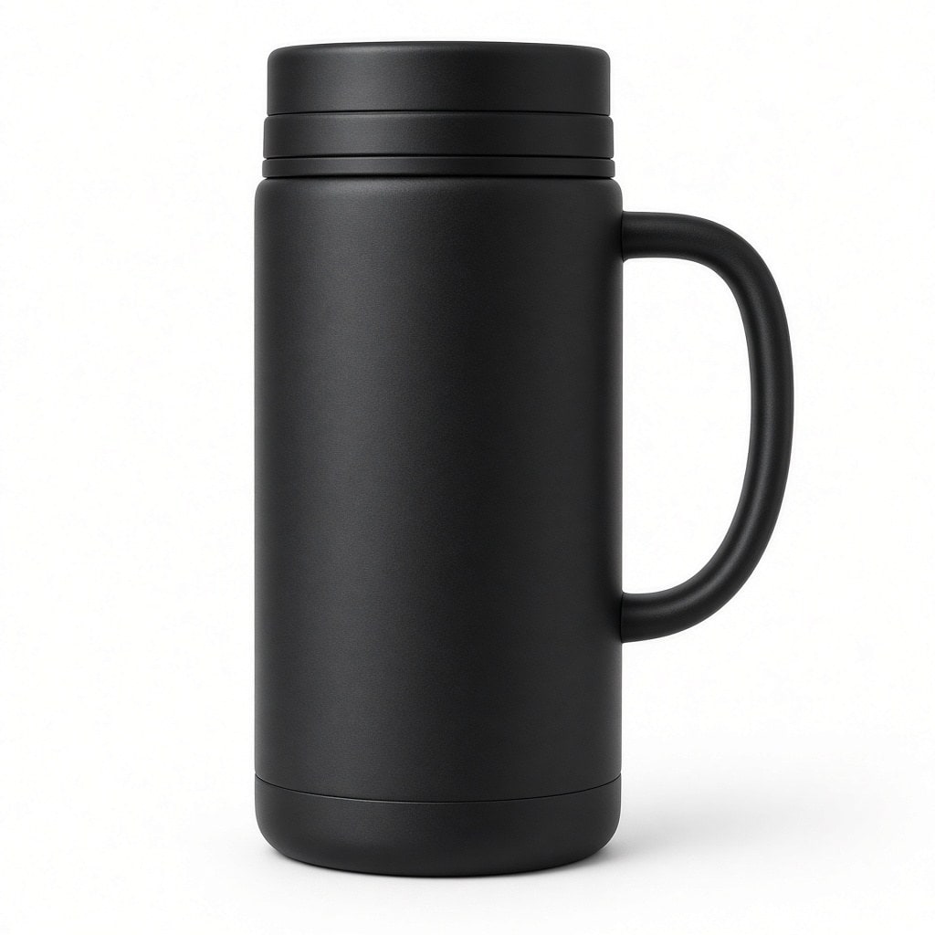 Comparativa taza térmica y botella