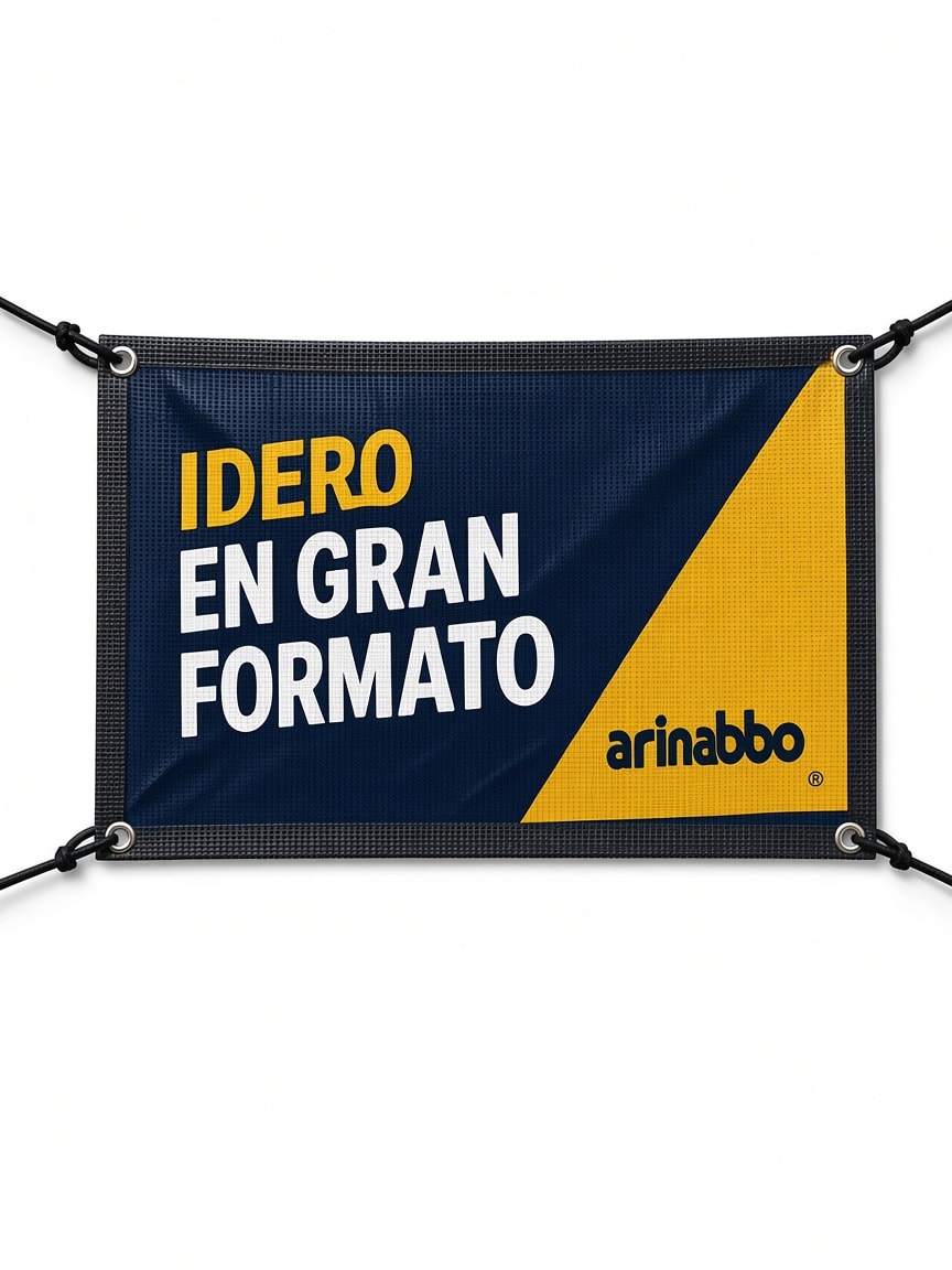 Lona de obra instalada en andamio