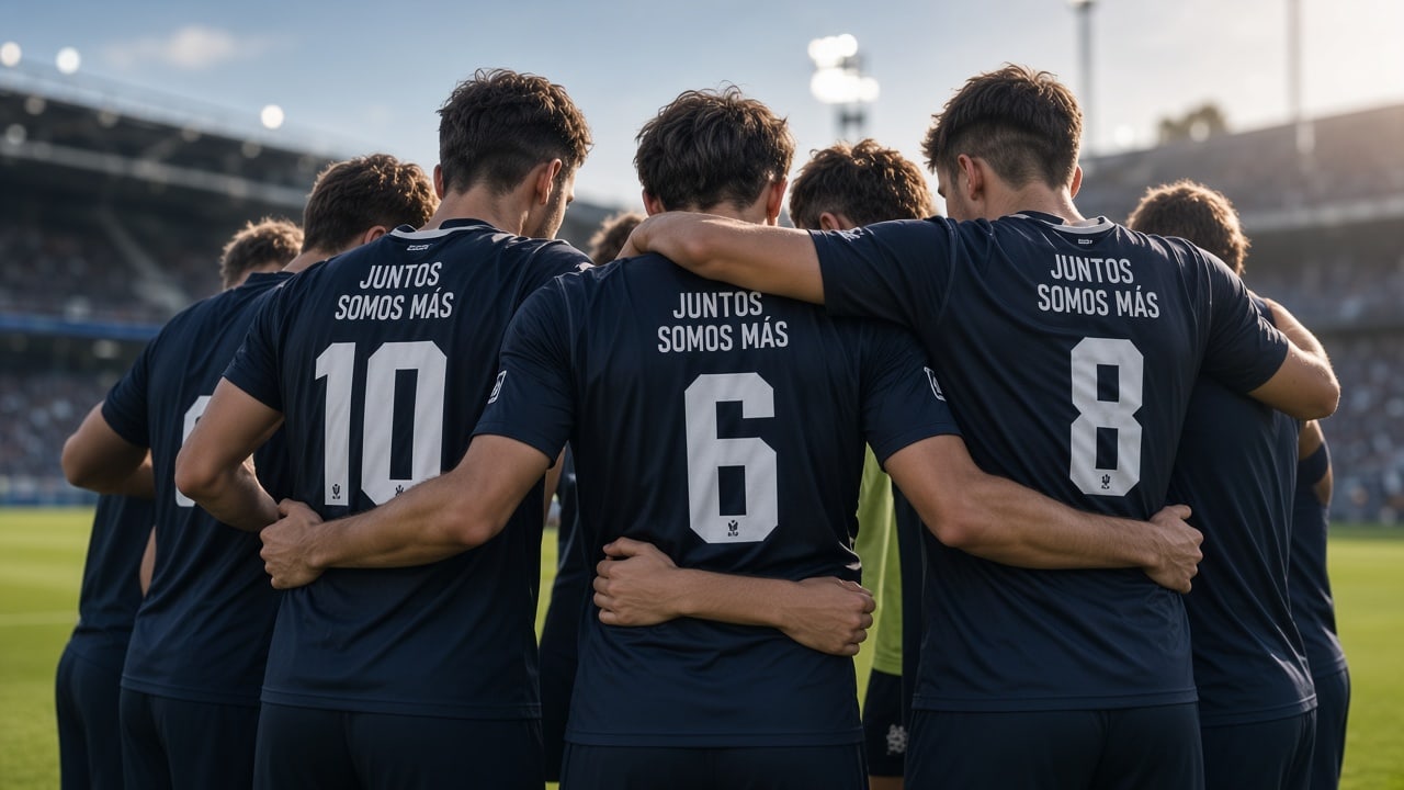Equipo con camisetas técnicas