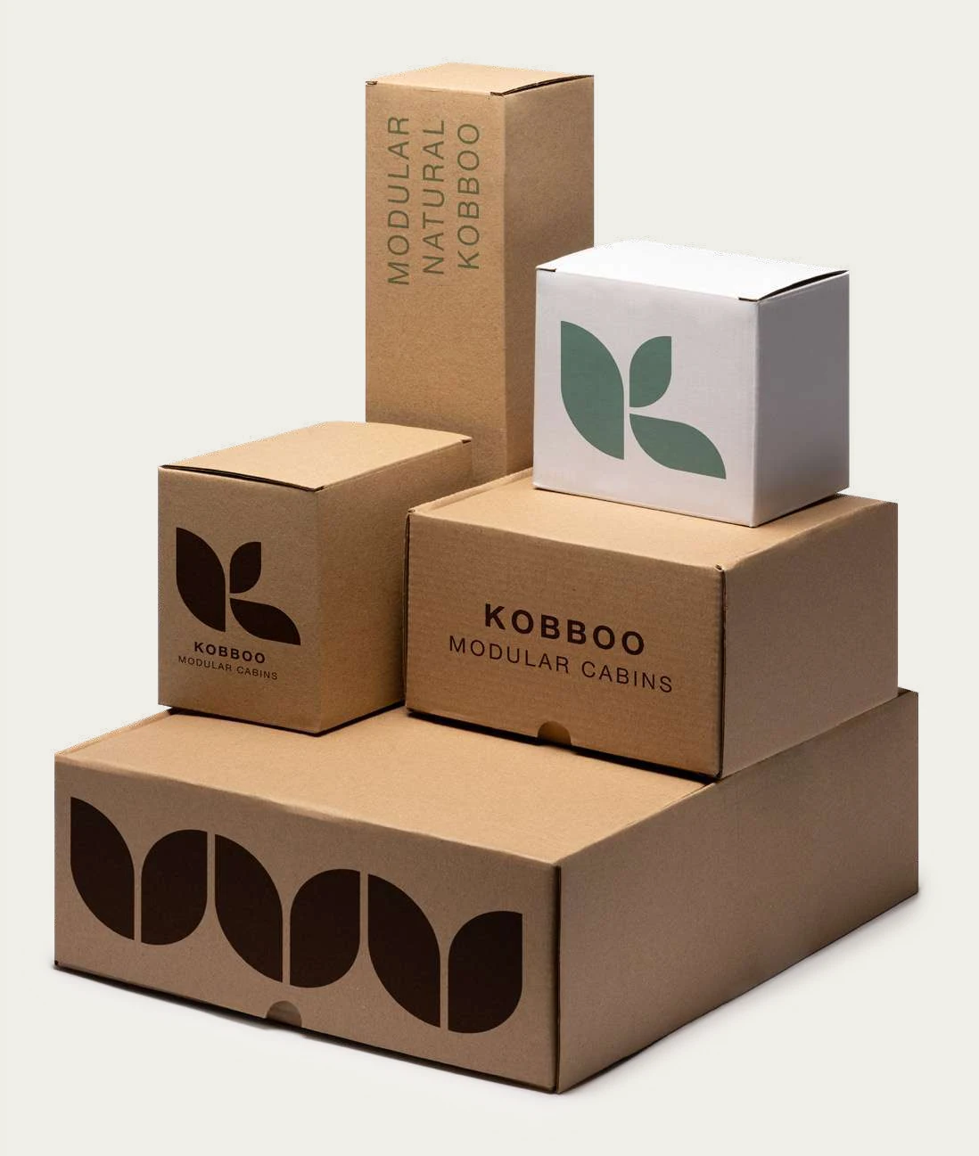 Presentación de un pack de regalo en caja kraft